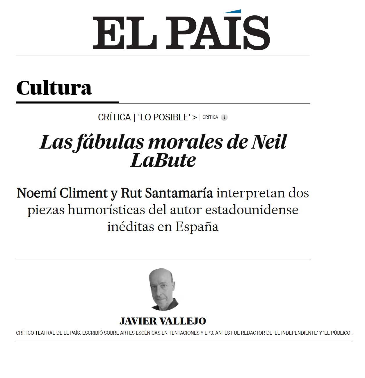 Lo Posible - El País